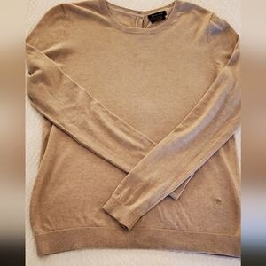 Massimo Dutti Women's Beige Sweater Size S